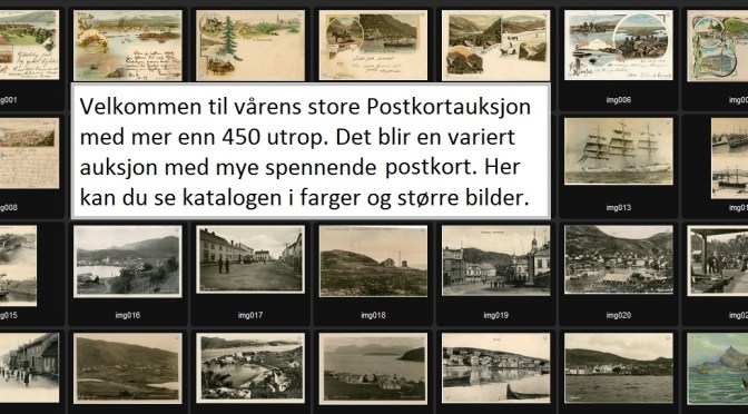 Resultater fra vårauksjonen onsdag 20. april 2016 er klar.