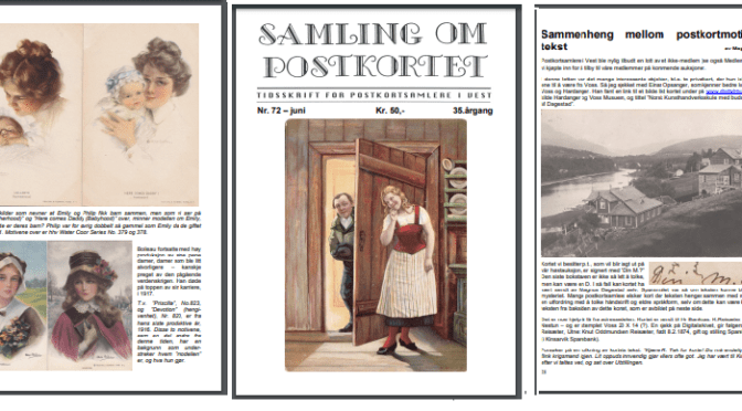 Samling om Postkortet nr 72 er kommet